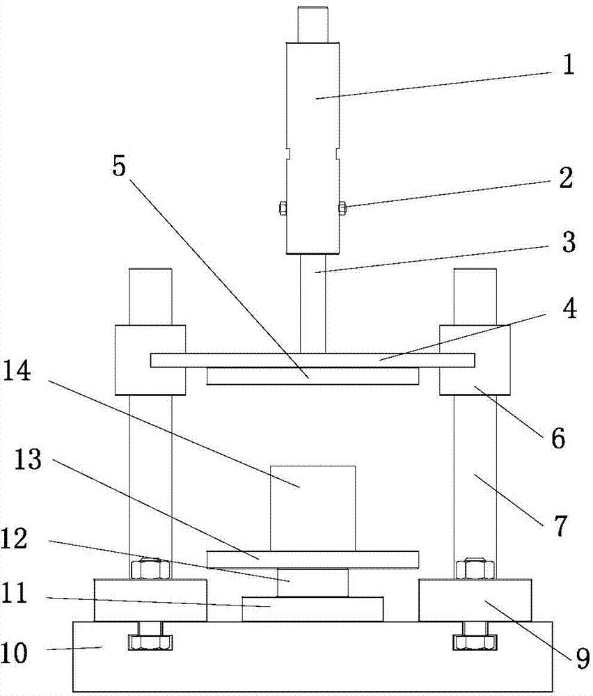 High-speed dynamic compression test device