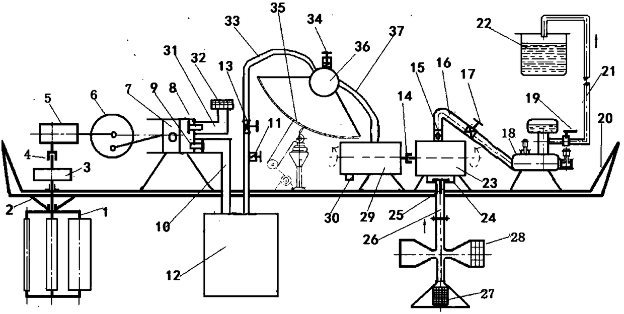 Fluid acquisition system based on unpowered wharf boat