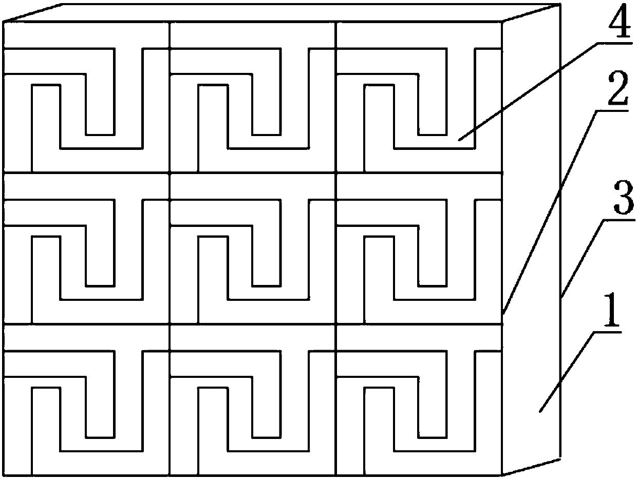 Metamaterial-based electromagnetic wave asymmetric transmission controller