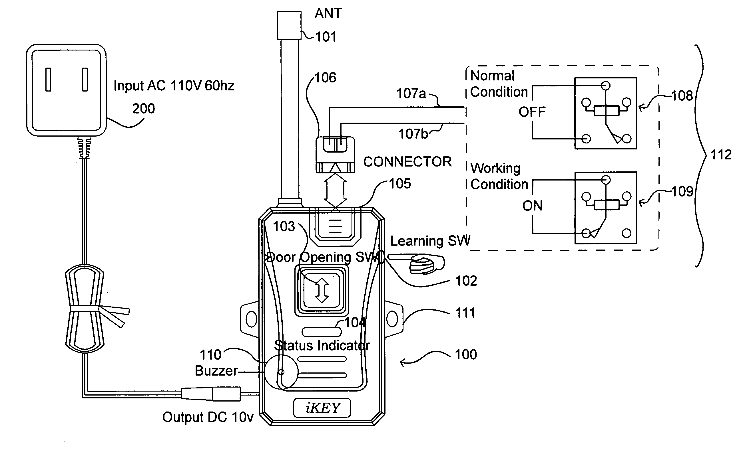 Secure keyless entry system