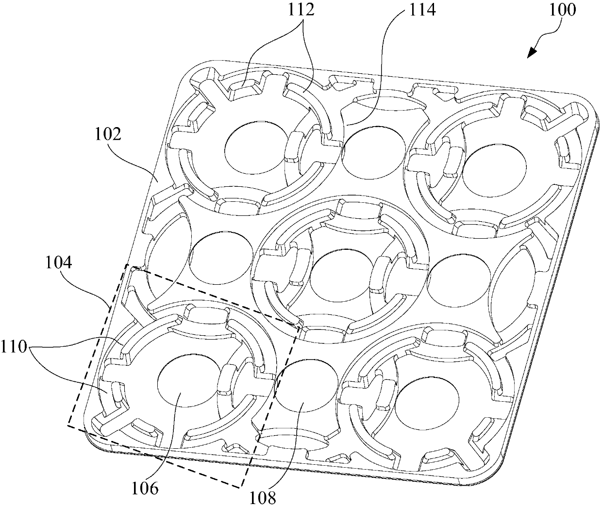 Hub packaging assembly