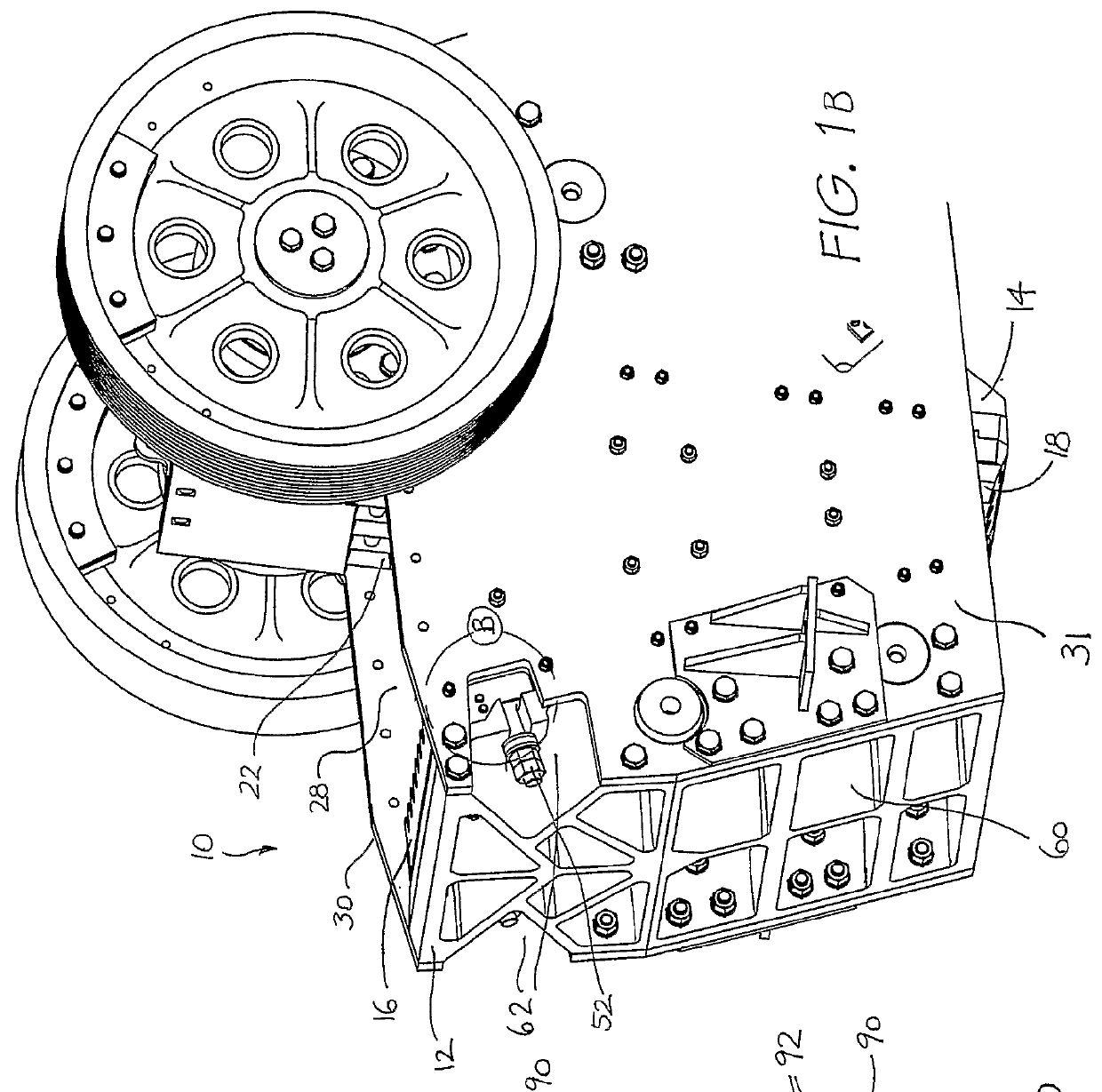 Jaw assembly for a jaw crusher