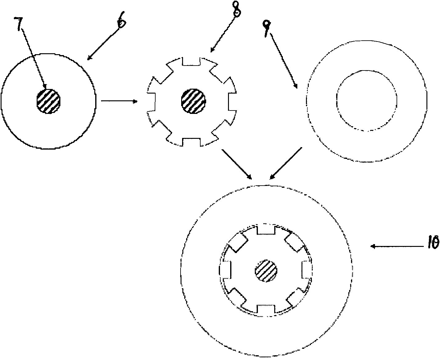 Bend insensitive single mode optic fiber with large effective area and manufacturing method thereof