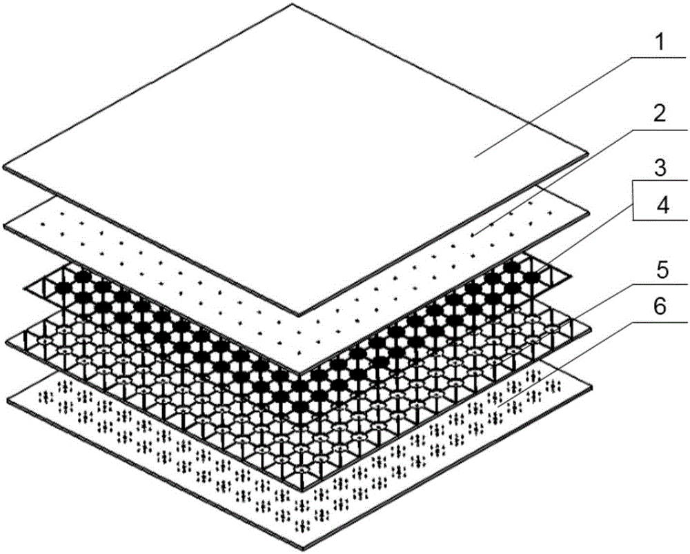 Sensing array capable of implementing high-accuracy synchronous measurement of three-dimensional deformation and three-dimensional pressure