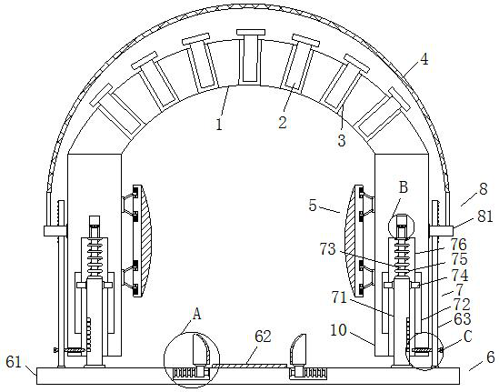 Photoelectric combined probe cap convenient to wear and adjustable in tightness