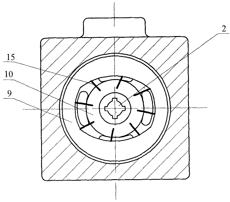 Difunctional vane type hydraulic transformer controlled by motor