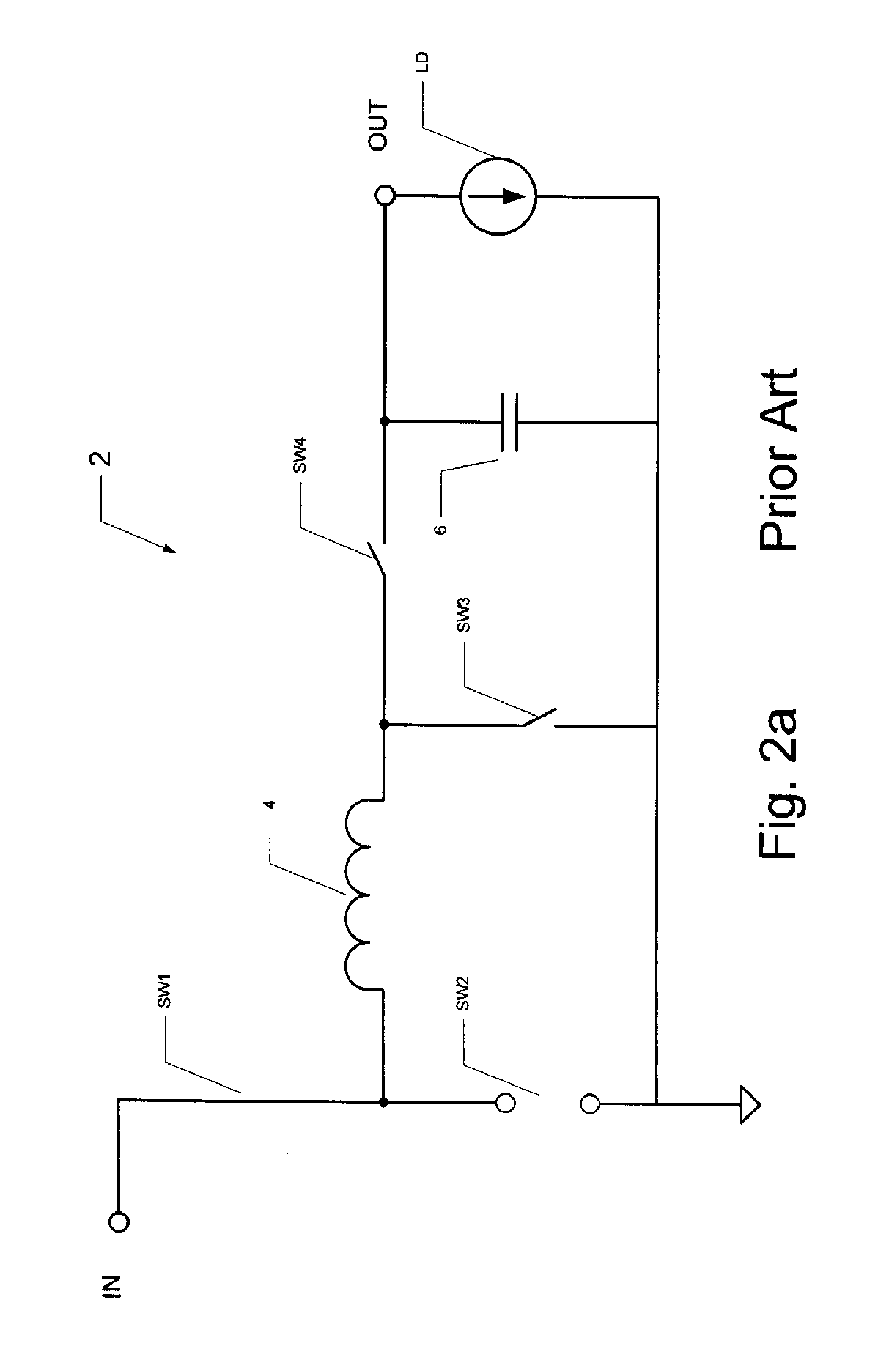 Low-loss step-up and step-down voltage converter