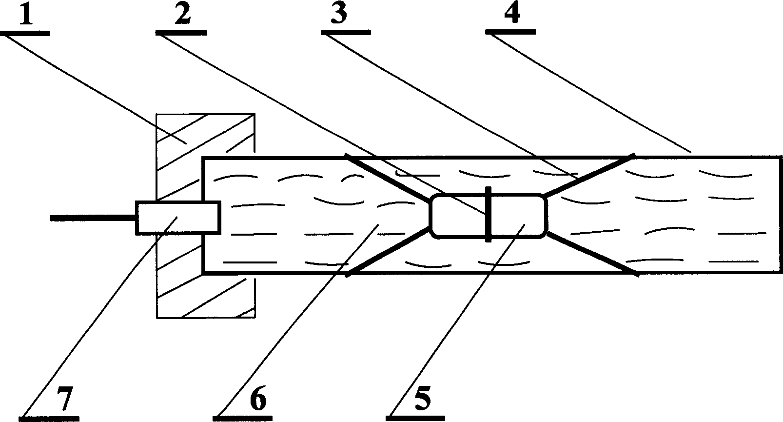 Ultrosonic on-line positioning method of mobile mini robot in duct