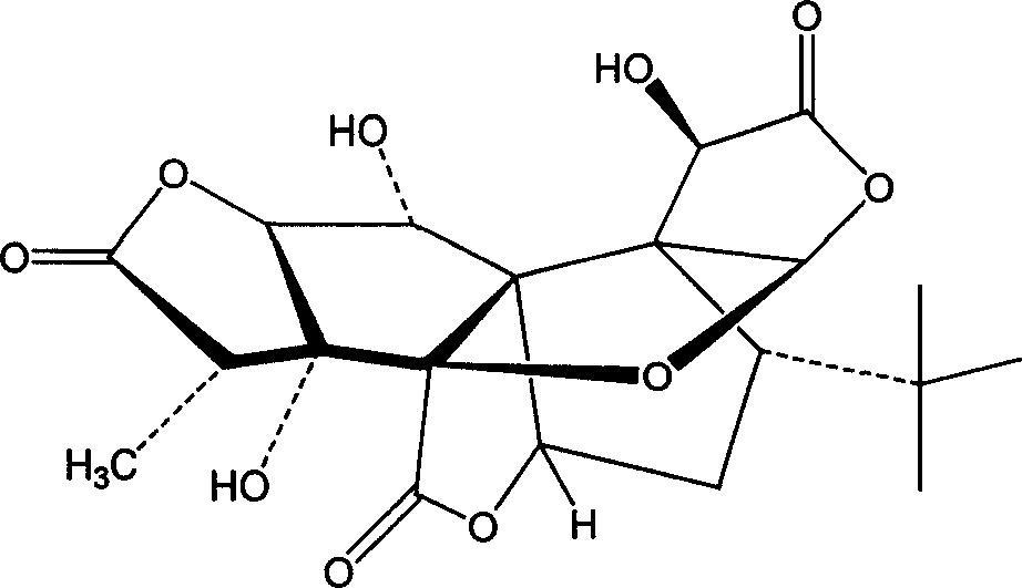 Fat emulsion of biobalide B and preparation method