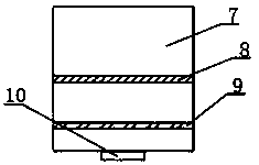 Heavy metal graded absorption equipment for sewage treatment