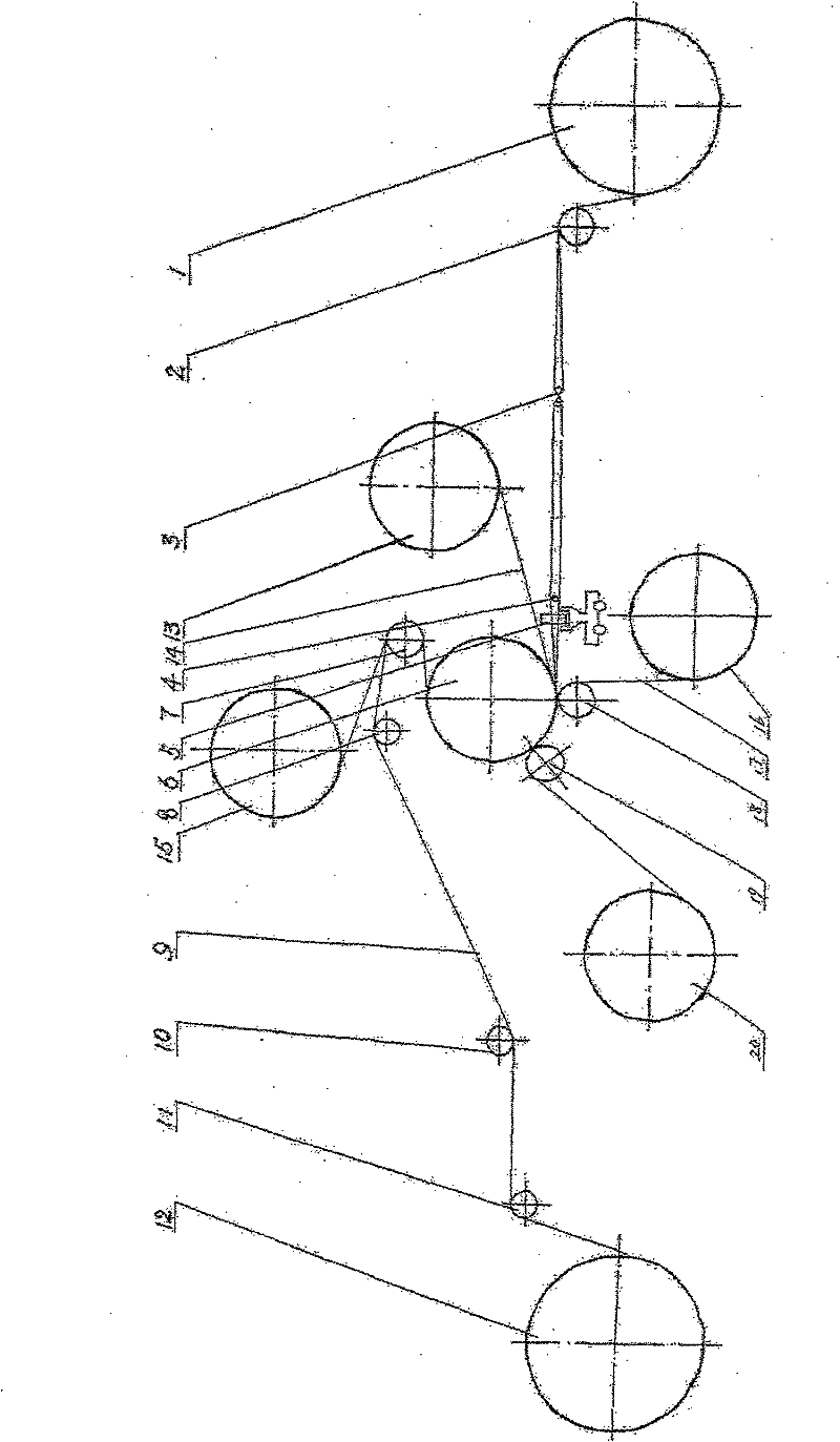 A thermal transfer warp printing machine