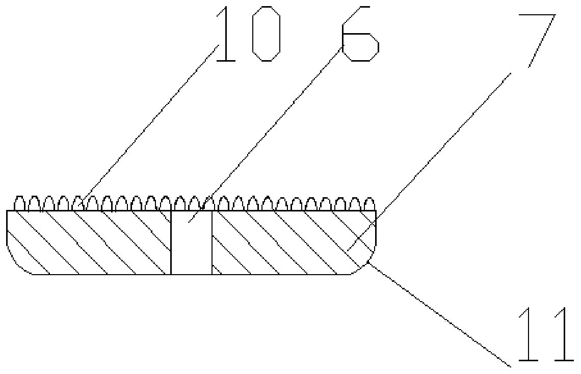 A kind of arc-shaped hole puncher for bone