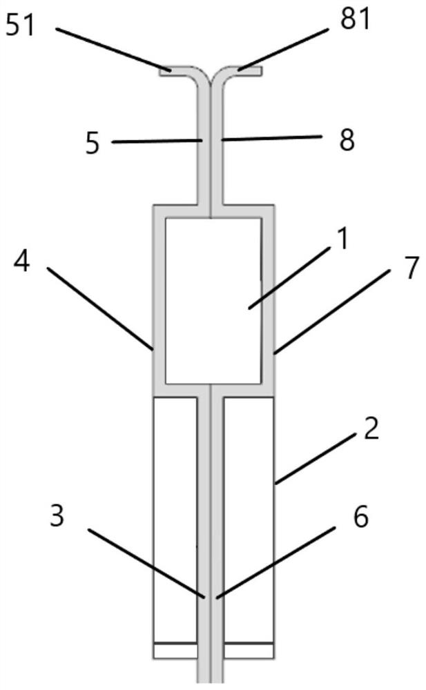 Edge flanging structure for metal bipolar plate of fuel cell