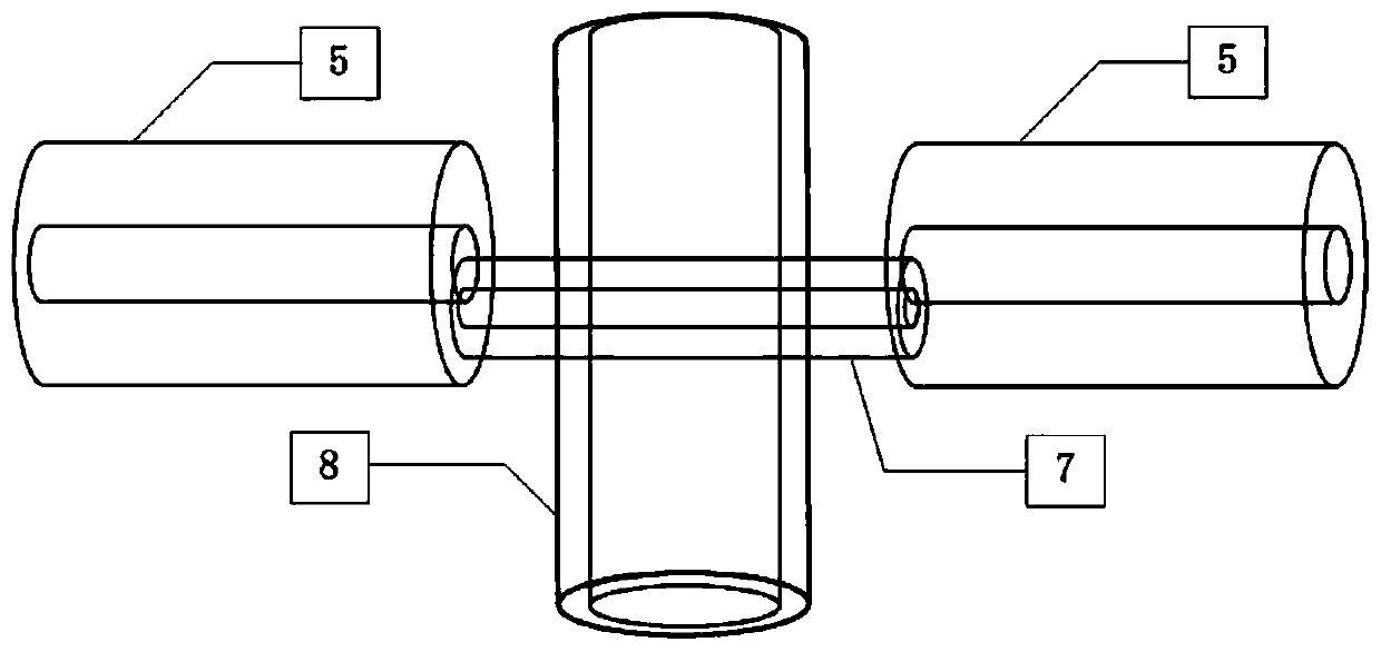 DNA hybridization microfluidic detector based on fiber optic microcavity whispering gallery