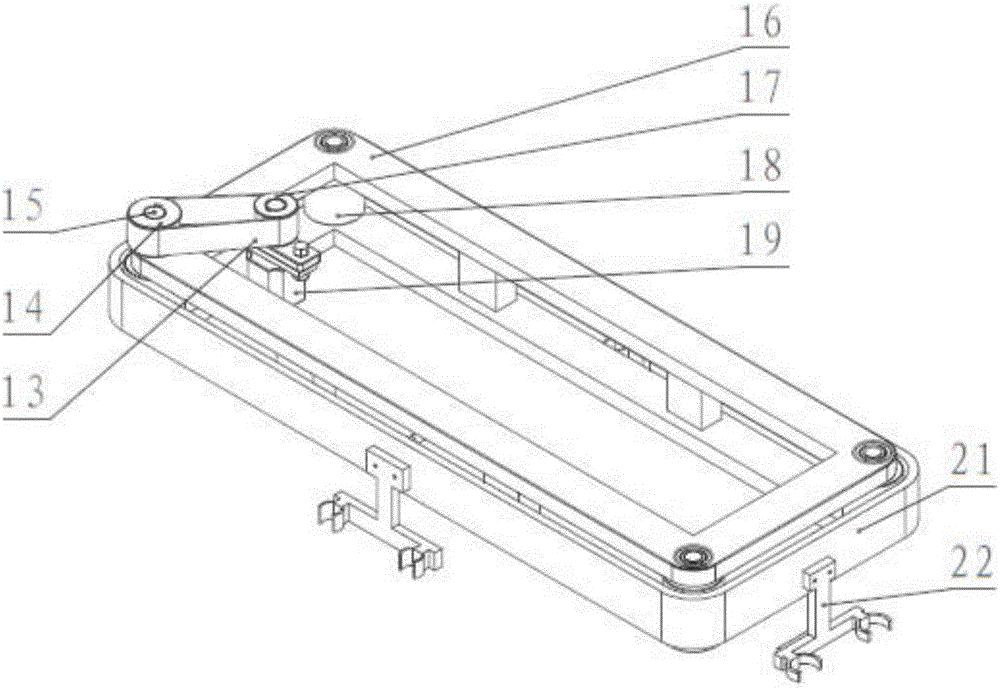 Suspension type goose feather eliminating device