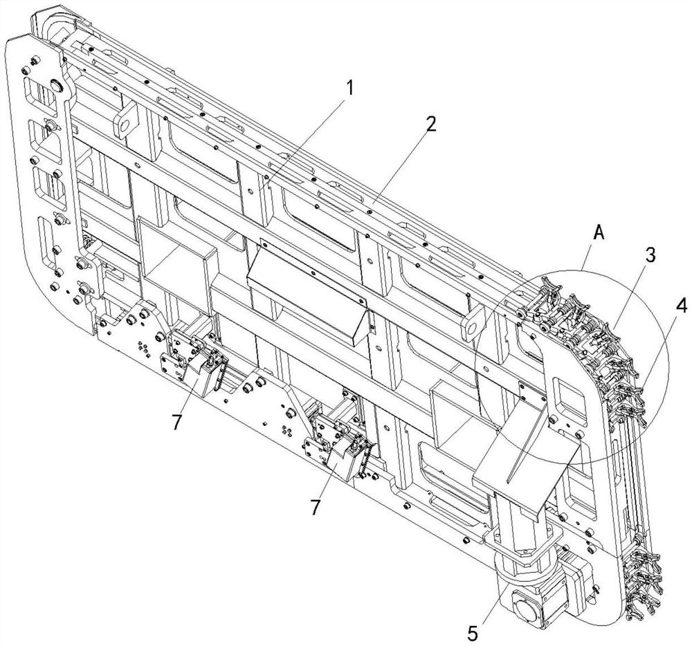 Machining center tool magazine