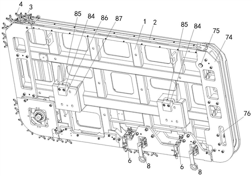 Machining center tool magazine