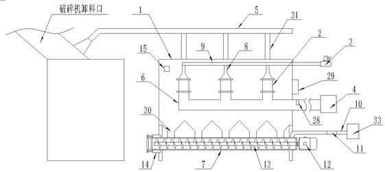 A kind of mineral dust filter device