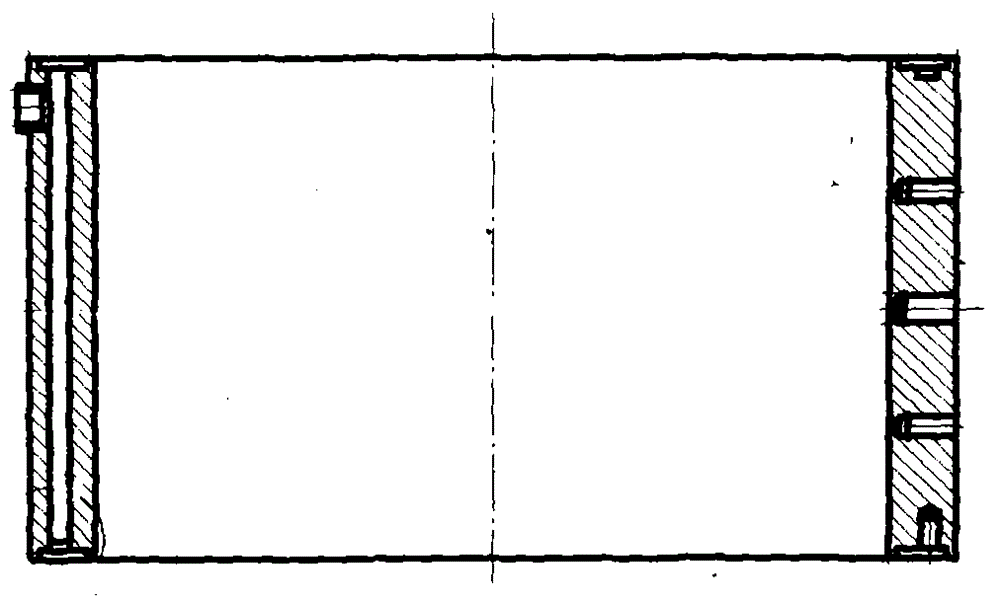 Water-cooled asynchronous motor for hybrid electric vehicles