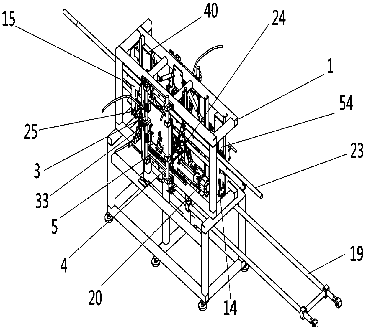 Truss welding device