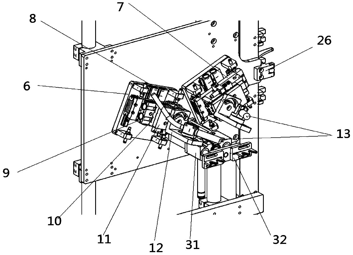 Truss welding device