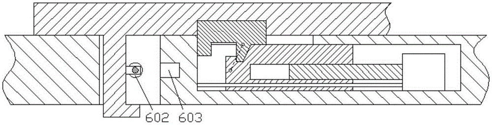 Computer cabinet guided by guide rod