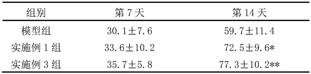 Traditional Chinese medicine composition for promoting skin wound healing and preparation method thereof