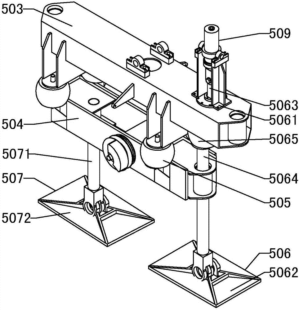 Small-sized automatic hydraulic railway line tamping car