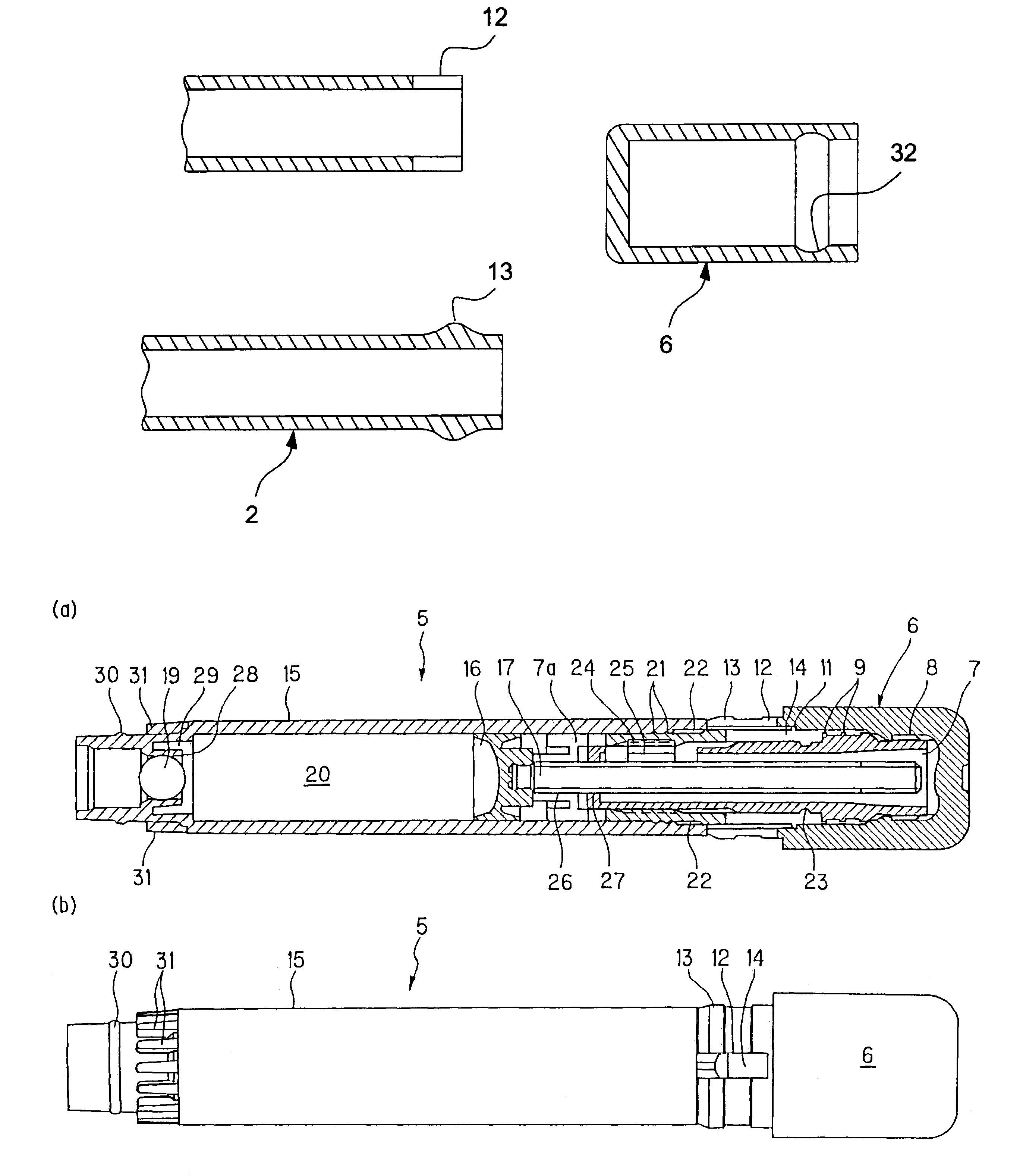 Cartridge type applicator