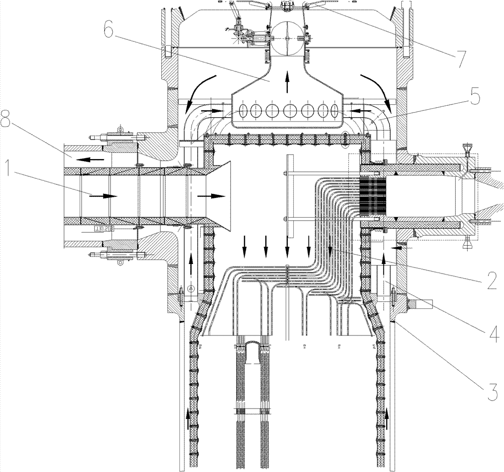 System and method for directly measuring total helium mass flow rate of primary loop of high-temperature gas cooled reactor