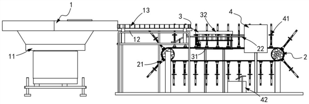 A rotary garlic splitting device