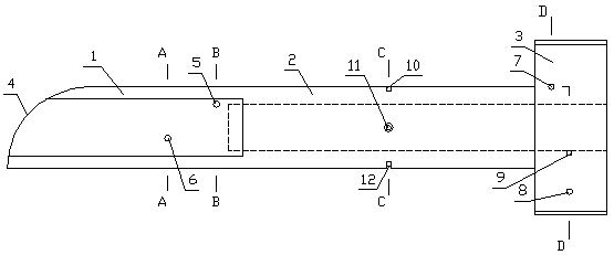 Small-diameter pipe phased array ultrasonic detection comparison test block and detection calibration method using same