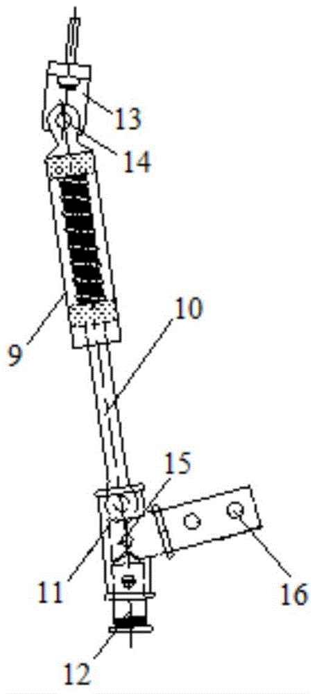 A high-speed railway catenary anti-positioning elastic damper support mechanism