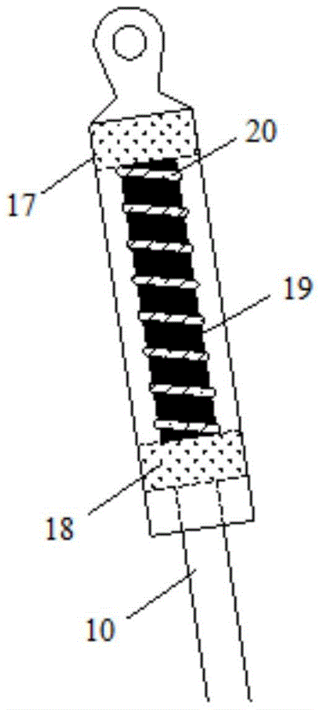 A high-speed railway catenary anti-positioning elastic damper support mechanism