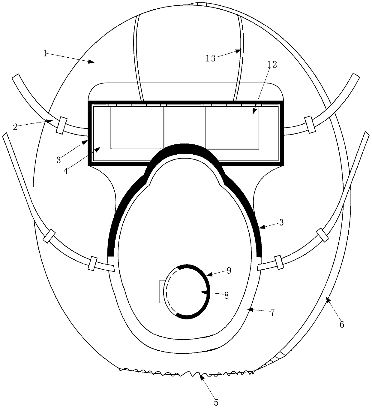 Medical isolation protective sterile cap