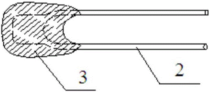 NTC thermistor chip material, chip, resistor and sensor, and making methods thereof