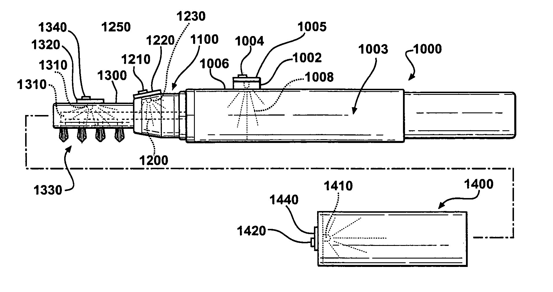 Process of tooth whitening and apparatus therefor