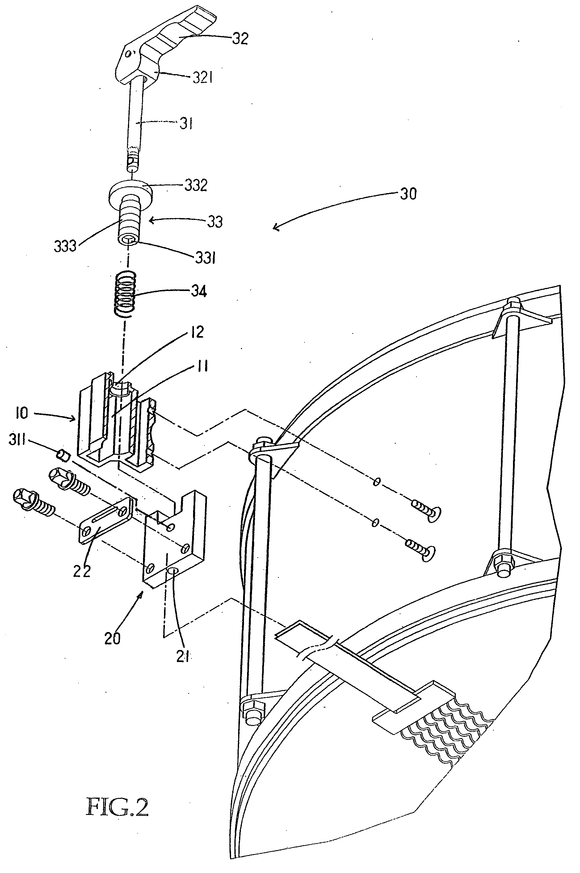 Adjust device for adjusting a tension of a snare of a snare drum