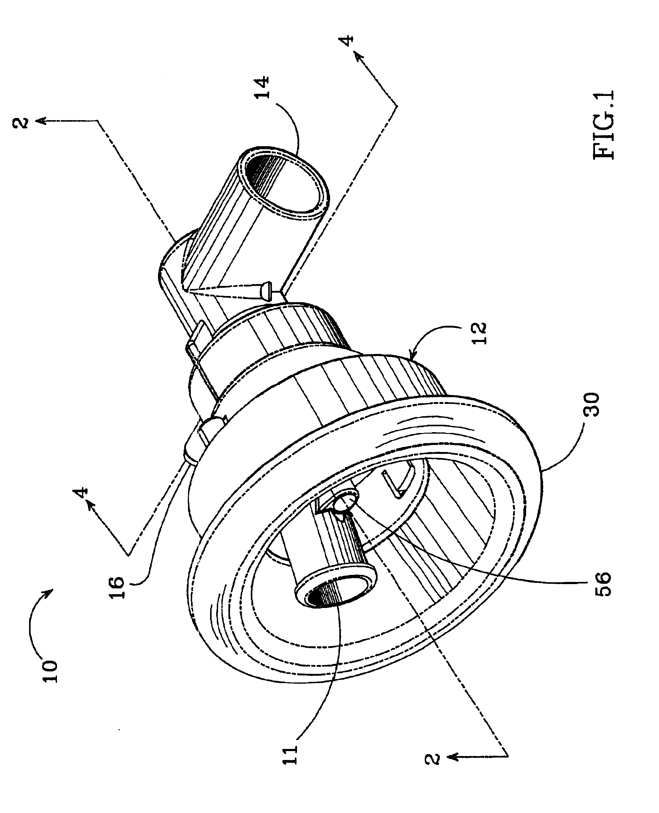 Hydrotherapy jet with rotating outlet