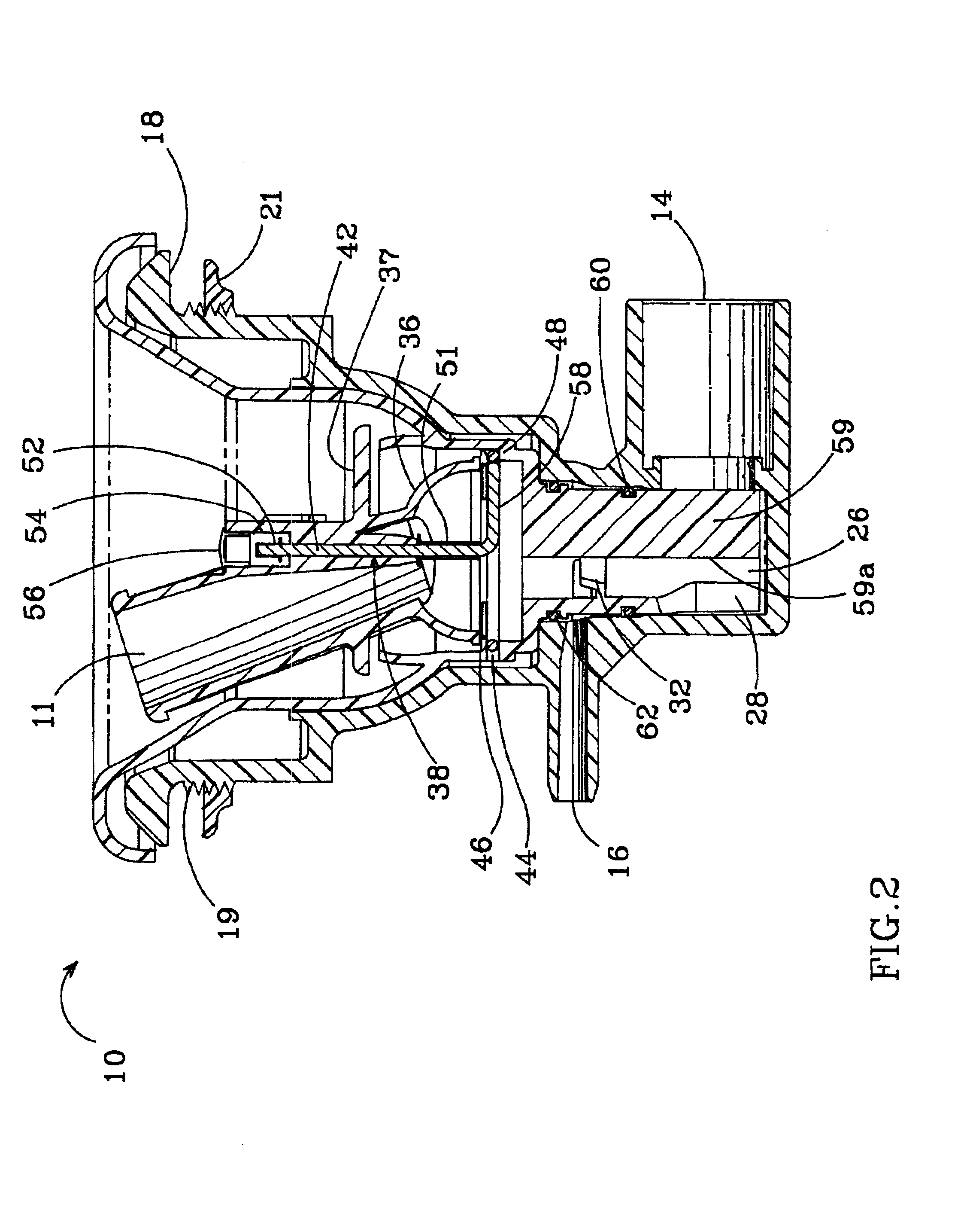 Hydrotherapy jet with rotating outlet