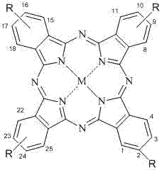 A kind of octasulfonic acid phthalocyanine and its preparation method and application