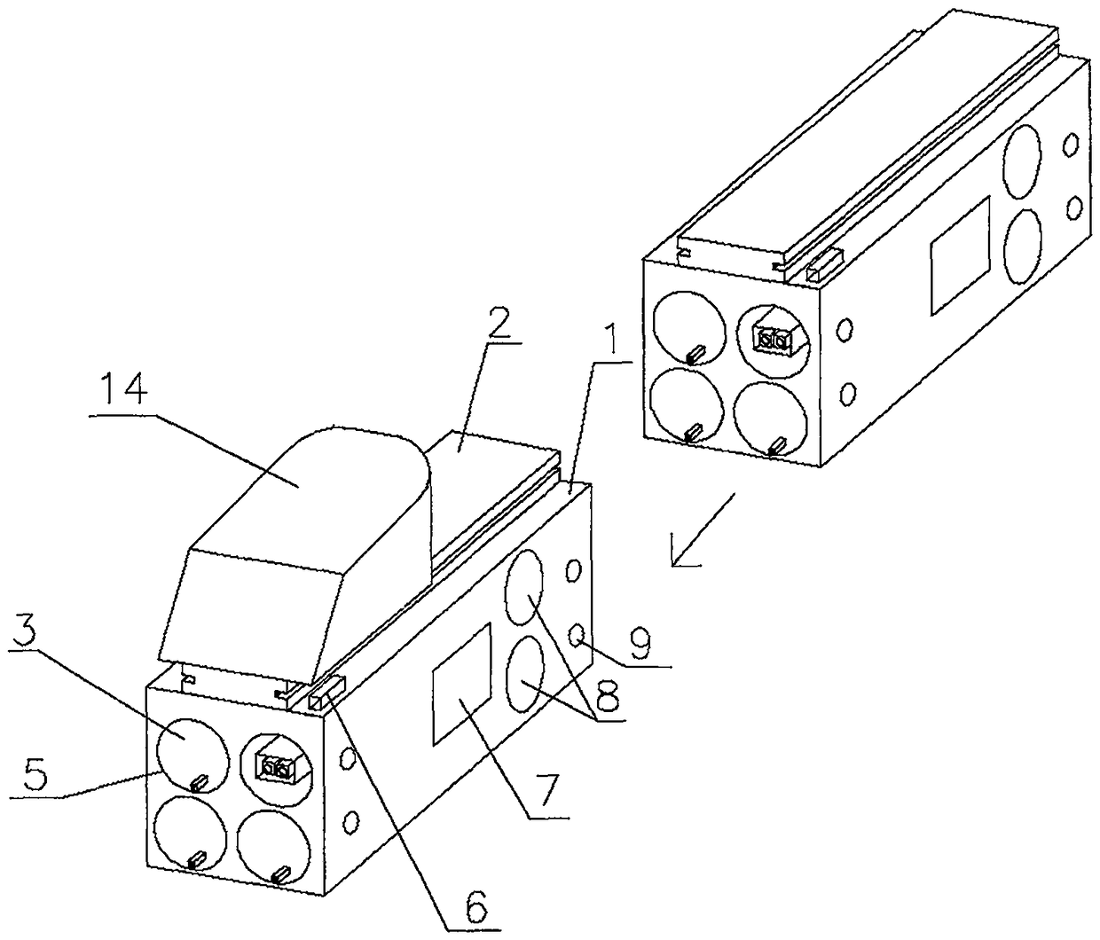 Multifunctional modular track bas