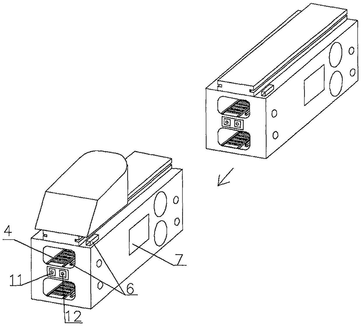 Multifunctional modular track bas