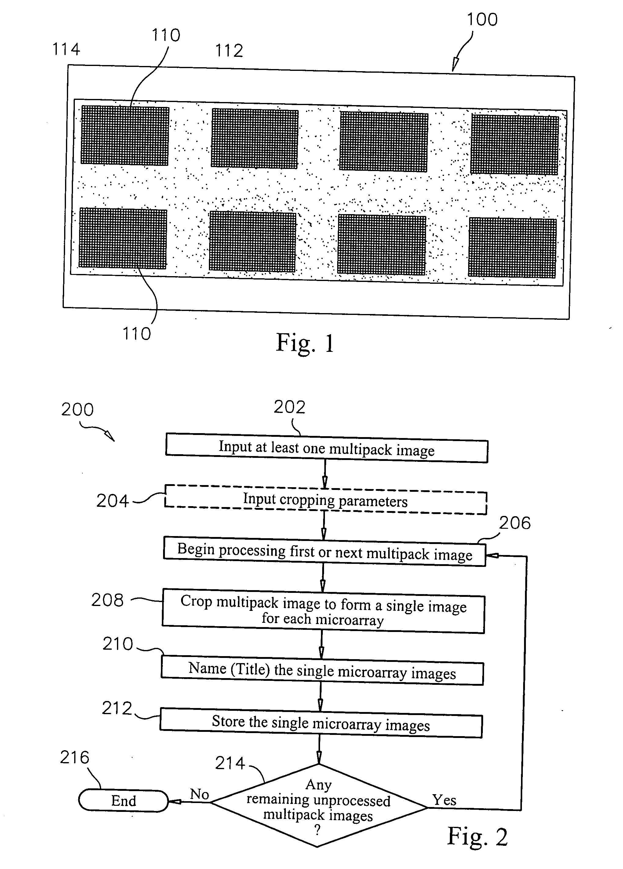 System and method of automated processing of multiple microarray images