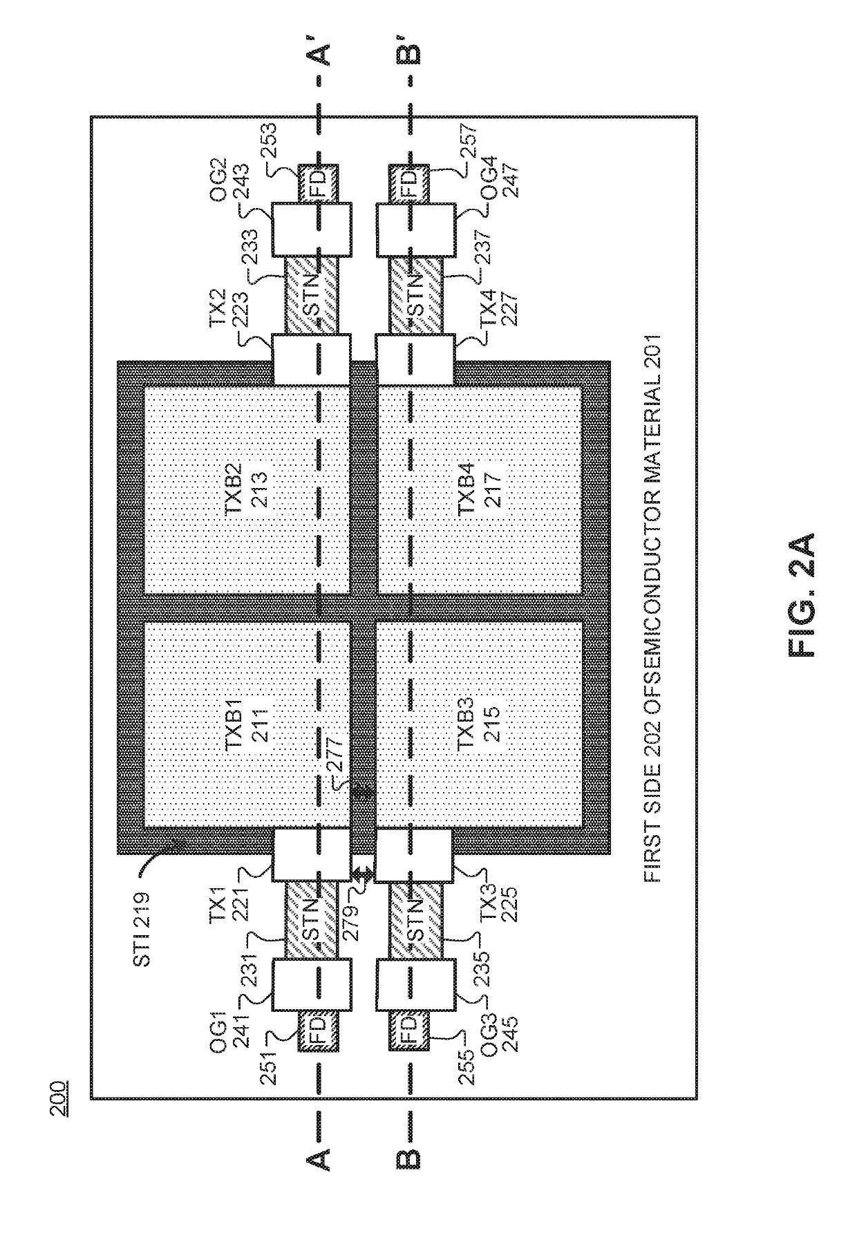 Image sensor with boosted photodiodes for time of flight measurements