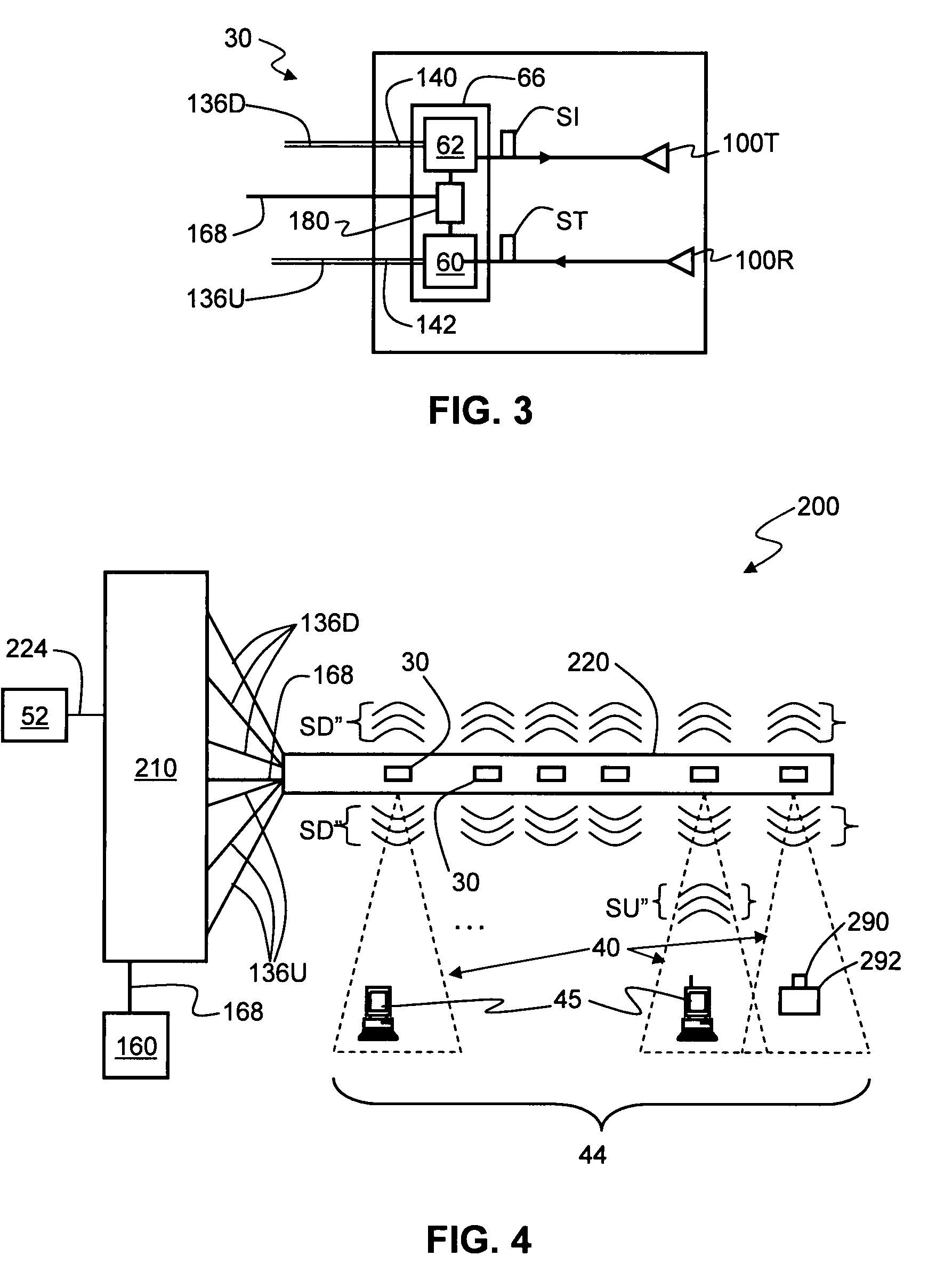 Transponder systems and methods for radio-over-fiber (RoF) wireless picocellular systems