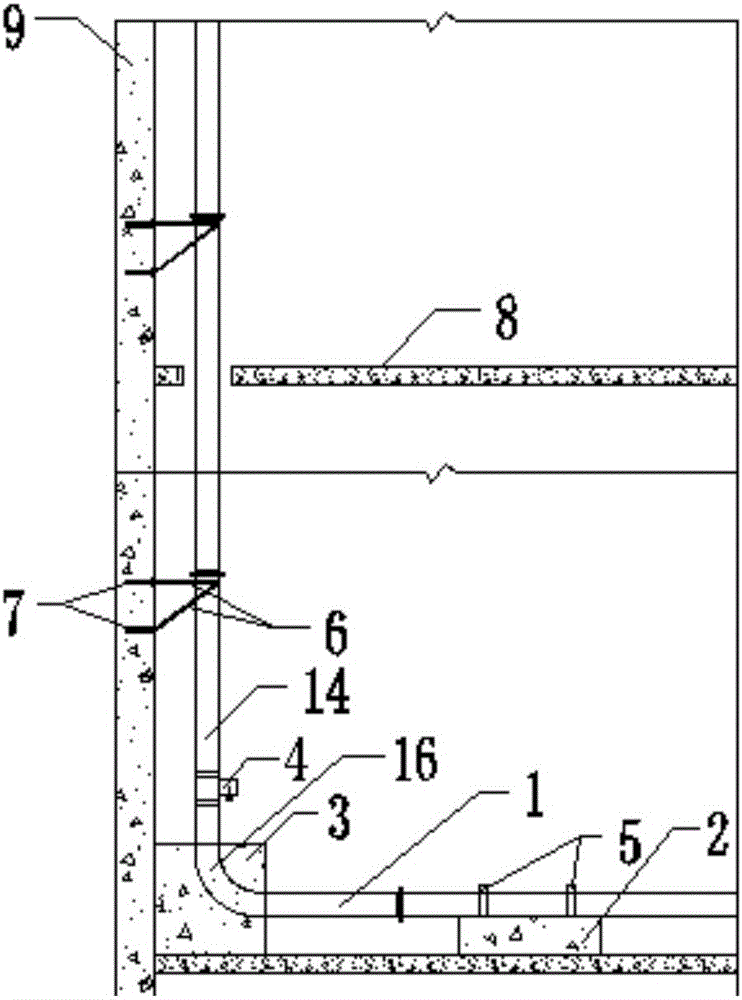 Installation method of concrete conveying pump pipes of super high-rise building