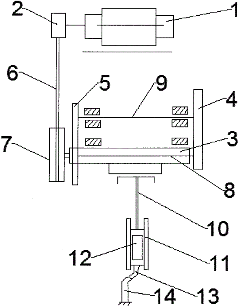 Returning transmission cutting machine