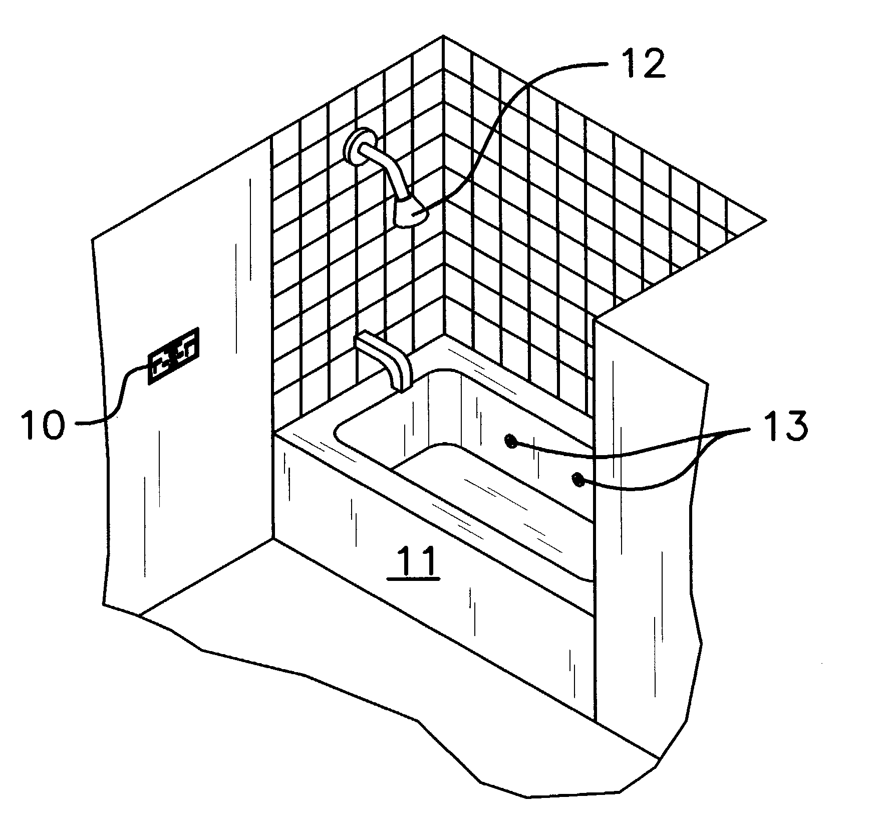 Bathtub/shower water control system