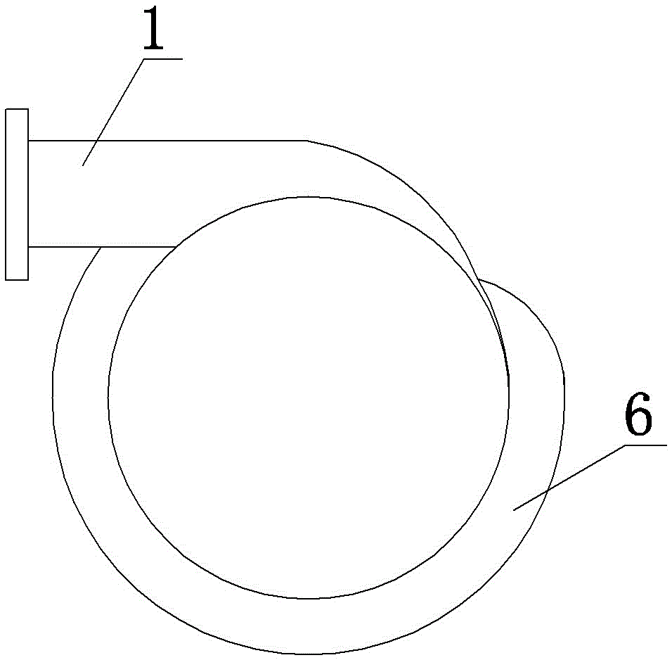 Cyclone inertia dust remover with double separating chambers